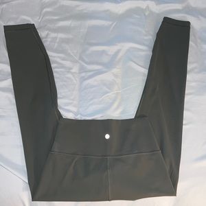 Lululemon grey sage high rise 25” Wunder under leggings